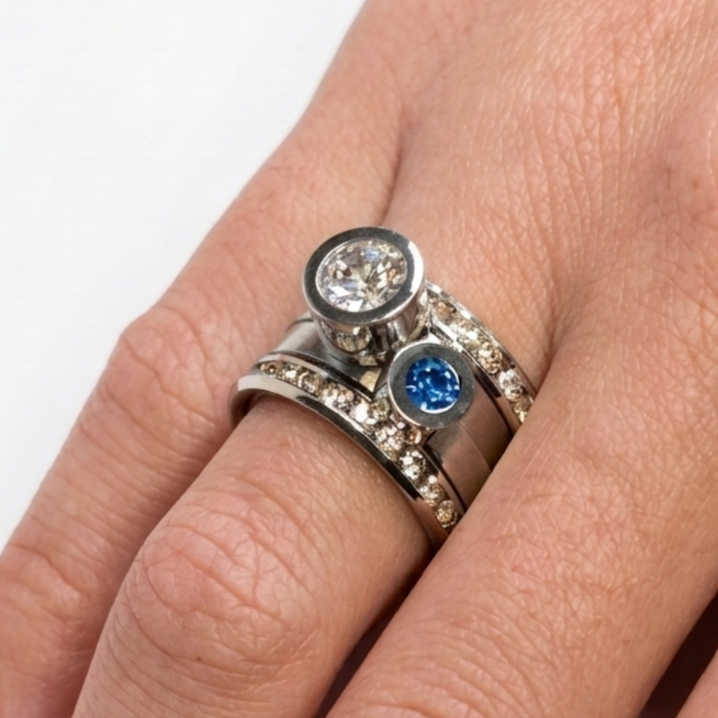 Crystal Stack Rings
