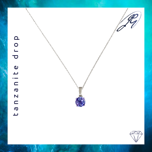 tanzanite • drop 0.47ct